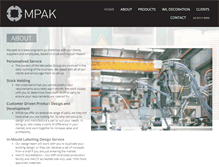 Tablet Screenshot of mpak.com.au